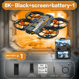 A21Pro Drone 8K HD Camera, 5.6-Inch Screen Remote Controller, 180° Adjustable Camera, 1104 Brushless Motor, Optical Flow, 5.8G FPV, 3000m Control Range
