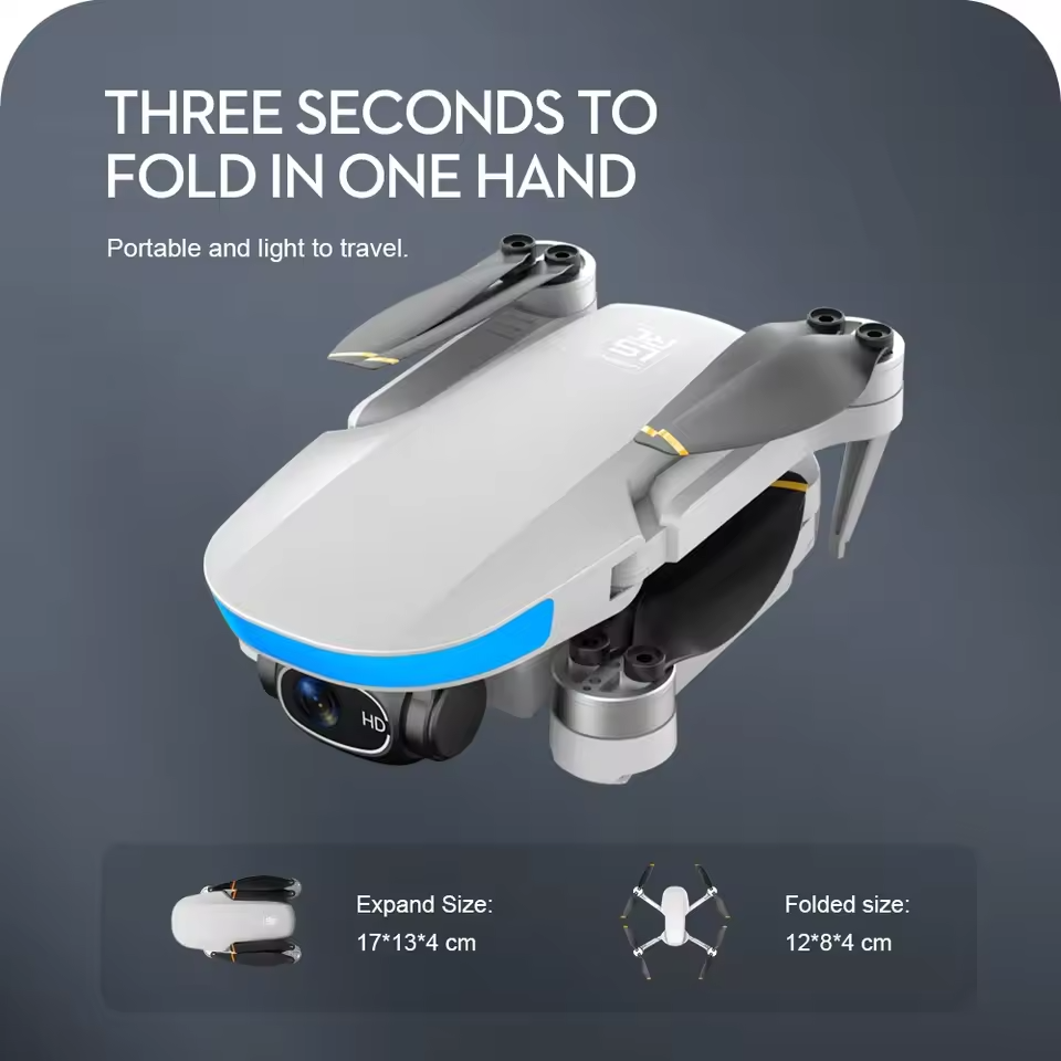 S6S GPS Drone 4K Dual Camera 5G WiFi FPV 25 Min Flight Brushless Motor Foldable Lightweight Quadcopter