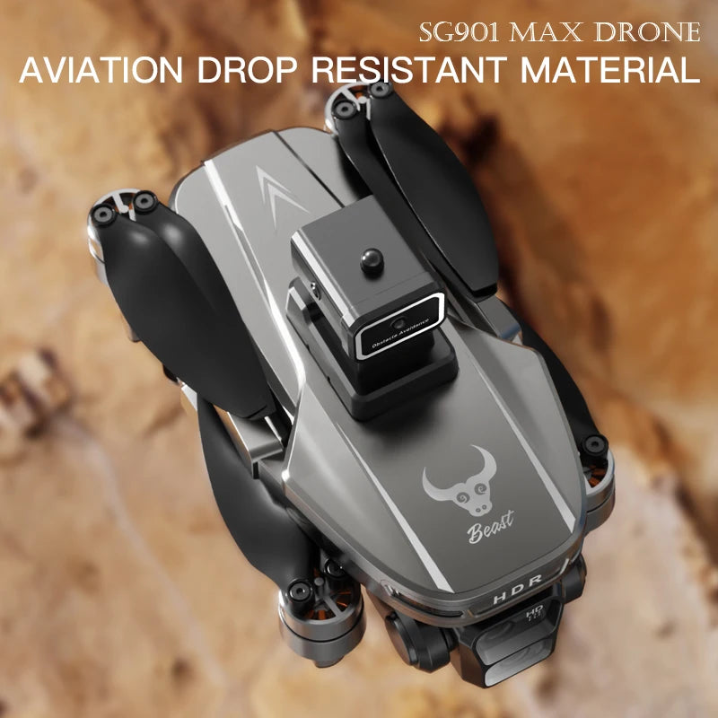 SG901 MAX Drone 8K HD Camera, 5G WIFI, GPS, Optical Flow Positioning, Obstacle Avoidance, Screen Controller