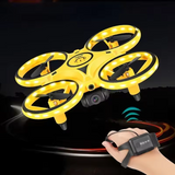 Smart Watch Remote Sensing Gesture Aircraft RC Mini Quadcopter 1080P