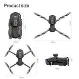 V168 8K GPS Drone, with 4-Way Obstacle Avoidance, 3000M Range, Foldable 5G WiFi FPV, Altitude Hold, One-Key Return