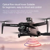 V168 8K GPS Drone, with 4-Way Obstacle Avoidance, 3000M Range, Foldable 5G WiFi FPV, Altitude Hold, One-Key Return