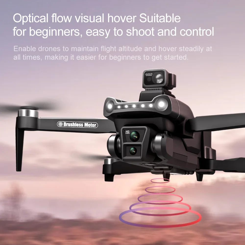 V198 GPS Drone 8K Dual Camera, 3000m Range, 5G FPV, Brushless Motors, Obstacle Avoidance, Advanced Stability System