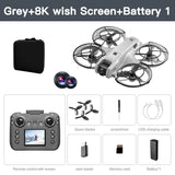 V666 8K Dual Camera Drone, Brushless Motor, Smart Obstacle Avoidance, Optical Flow Hovering, FPV Screen Remote Control, Foldable Quadcopter