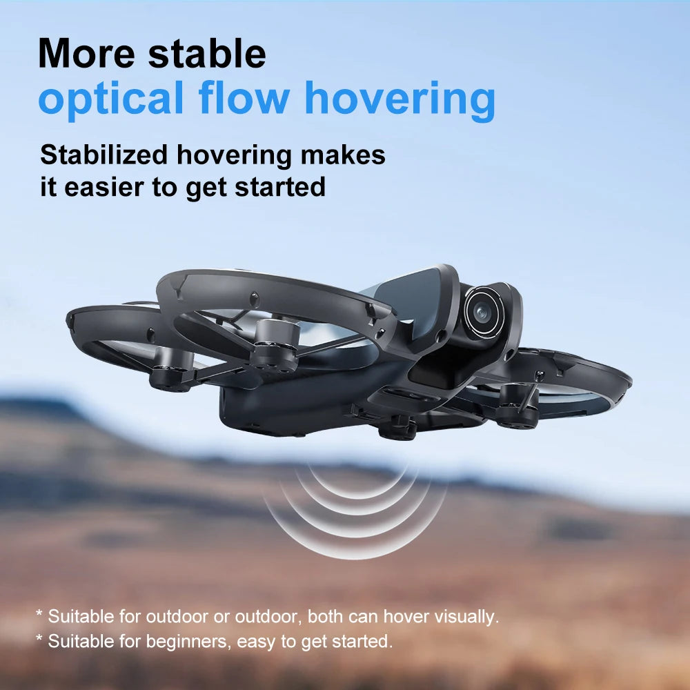 V666 8K Dual Camera Drone, Brushless Motor, Smart Obstacle Avoidance, Optical Flow Hovering, FPV Screen Remote Control, Foldable Quadcopter