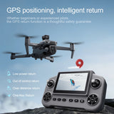 V918 MAX GPS Drone 8K Professional, Screen Remote Controller, 360° Laser Obstacle Avoidance, 8GB Memory Card, Brushless Motor