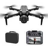 V988 8K Brushless Drone, 5.6” Screen Remote, Dual Camera EIS, Obstacle Avoidance, Servo Gimbal, 148g Ultra-Light, 3KM Range, 20 Min Flight