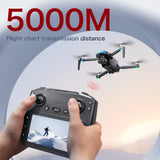 X-S1 MAX Drone 4K Camera, 3-Axis Gimbal, 5KM Range, 5G GPS Return, Brushless Motors, Dual Cameras, 4.5" Screen Remote