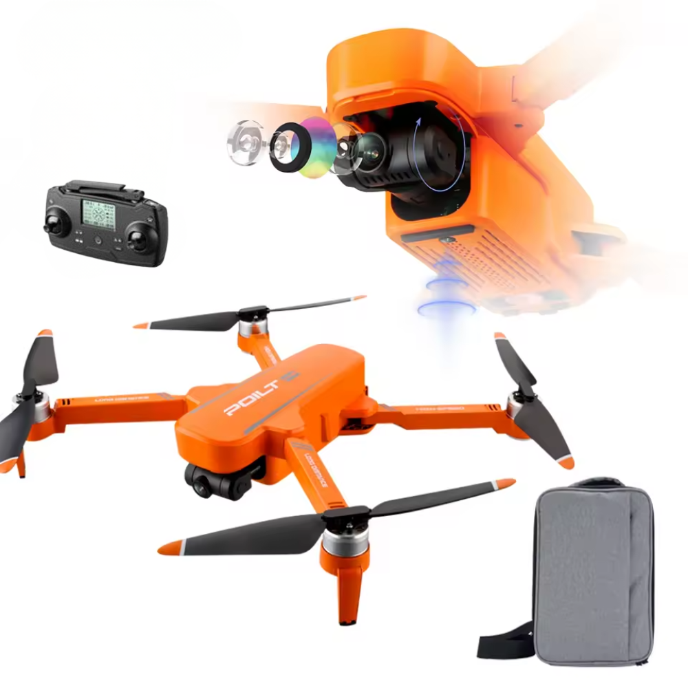 X17 6K Dual Camera Drone, 2-Axis Gimbal, GPS, Optical Flow, Brushless Motors, 5G WiFi FPV, Foldable Design, 30min Flight