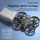 X226 8K Brushless Drone, VR FPV Glasses, Dual HD Camera, Optical Flow Hover, Electric Lens Adjust, Stable Performance, Foldable Design, Beginner Friendly