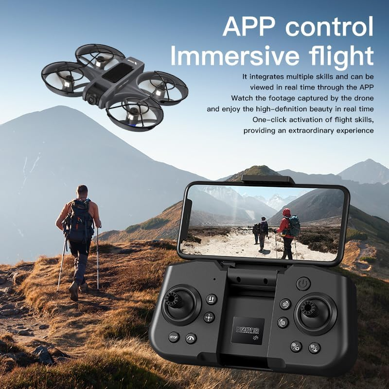 X226 8K Brushless Drone, VR FPV Glasses, Dual HD Camera, Optical Flow Hover, Electric Lens Adjust, Stable Performance, Foldable Design, Beginner Friendly