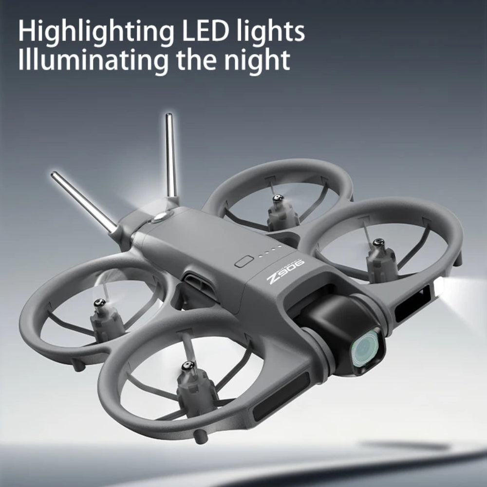 Z906 Drone 8K Camera, Screen Remote Controller, 4-Side Obstacle Avoidance, Optical Flow, 135° Adjustable Camera, 6-Axis Gyro