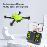 K10 mini drone with 4K camera and phone-holder remote controller