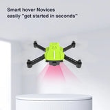 K10 mini drone hovering steadily with altitude hold