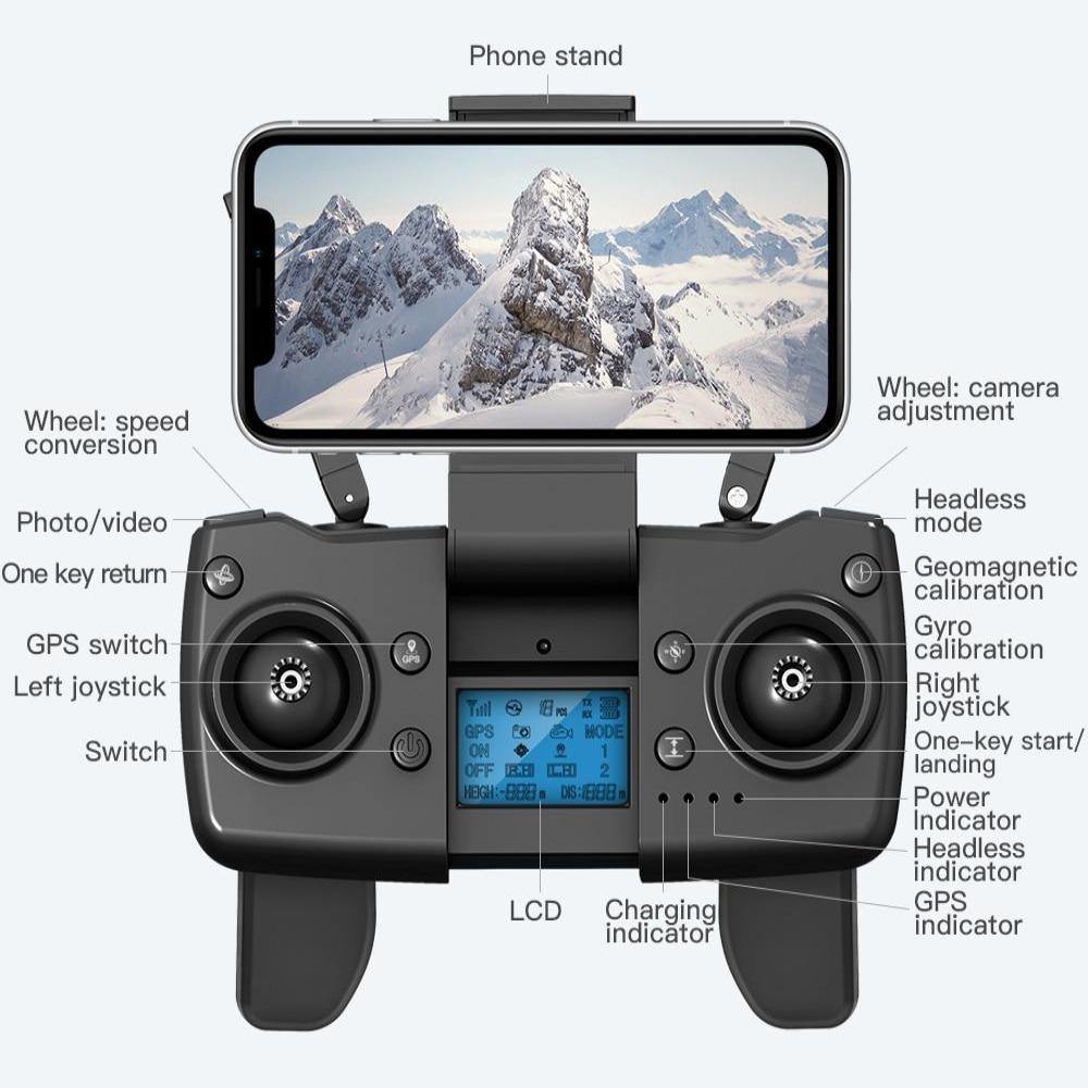 4K HD Aerial Photography two-axis buffeted Cradle head four-axis aircraft