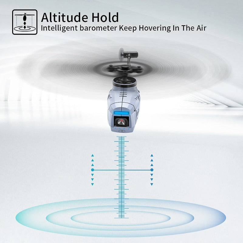 C127 RC Helicopter with 720P HD Camera 6 Axis Gyro Optical Flow Positioning Aileronless Single Rotor Drone