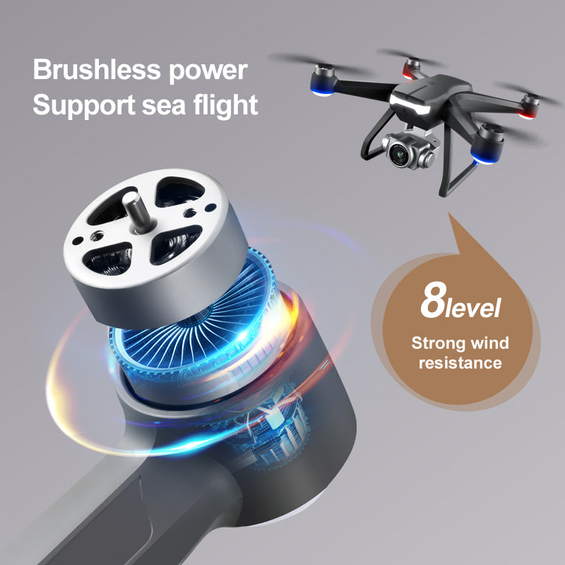 F11 PRO 6K GPS Drone 5G WiFi FPV Dual HD Camera Foldable Quadcopter Brushless Motors Smart Flight Modes
