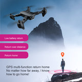 F6 Drone GPS 4K Foldable 5G WiFi Quadcopter with Adjustable HD Camera, Smart Flight Modes, Long Range and Return Home