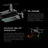 H2 Mini Drone 4K HD Dual Camera WiFi FPV Foldable Quadcopter with Altitude Hold and One Key Takeoff
