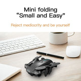 H2 Mini Drone 4K HD Dual Camera WiFi FPV Foldable Quadcopter with Altitude Hold and One Key Takeoff