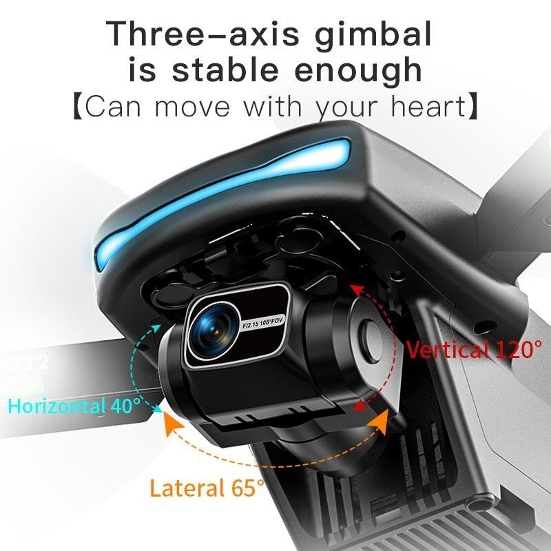 L800 PRO2 Drone GPS 5G WIFI HD Professional Camera 3-axis Anti-shake Gimbal Brushless Motor Obstacle Avoidance Dron - YouDrone.co.uk