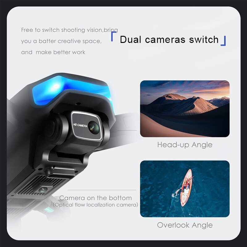 LS38 6K GPS Drone Dual 5G WiFi FPV 1000m Range 28 Min Flight Brushless Motor Foldable Lightweight Quadcopter