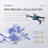 LS38 6K GPS Drone Dual 5G WiFi FPV 1000m Range 28 Min Flight Brushless Motor Foldable Lightweight Quadcopter