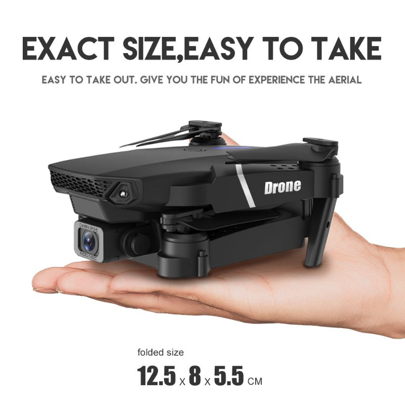Mini Drone Led Light Dual 4K Camera RC Quadcopter Long Flying Time