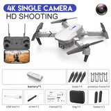 Mini Drone Led Light Dual 4K Camera RC Quadcopter Long Flying Time