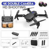 Mini Drone Led Light Dual 4K Camera RC Quadcopter Long Flying Time