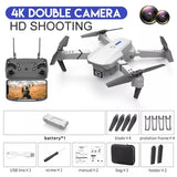 Mini Drone Led Light Dual 4K Camera RC Quadcopter Long Flying Time