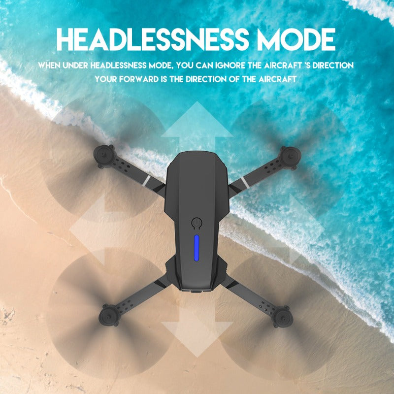 Mini Drone Led Light Dual 4K Camera RC Quadcopter Long Flying Time