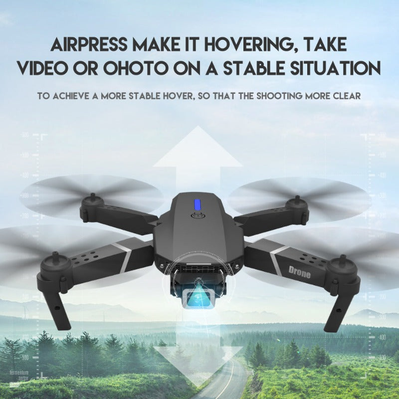 Mini Drone Led Light Dual 4K Camera RC Quadcopter Long Flying Time