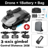 F13 3-axis Gimbal GPS Drone Camera Professional Quadcopter with Camera EIS 4K Mini Drones 5G WIFI FPV Profesional RC Dron - YouDrone.co.uk