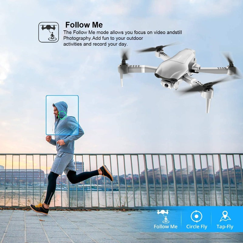 Professional 4K F3 Drone, Foldable 5G Quadcopter, Wide-Angle Camera, WiFi FPV, Follow Me, Gesture Control, Smart Flight Modes