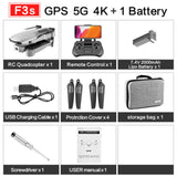 Professional 4K F3 Drone, Foldable 5G Quadcopter, Wide-Angle Camera, WiFi FPV, Follow Me, Gesture Control, Smart Flight Modes