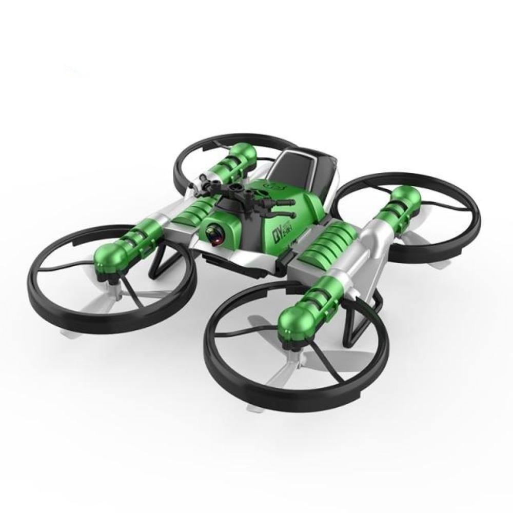 Quadcopter Motorcycle Drone, 2-in-1 RC Drone and Motorcycle, WiFi Camera, Altitude Hold, Headless Mode, Beginner Friendly