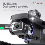 RG109 MAX 4K GPS Drone Dual Camera 360 Degree Laser Obstacle Avoidance Foldable Quadcopter