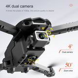 S128 4K Dual Camera Drone Obstacle Avoidance Fixed Height WiFi FPV Foldable Quadcopter Beginner Friendly