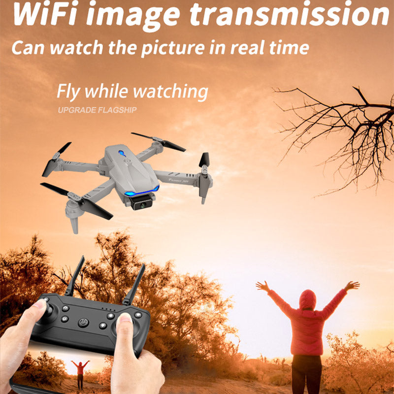 S89 PRO RC Mini Drone, 4K HD Dual Camera, Foldable Quadcopter, WiFi FPV, Altitude Hold, Headless Mode, One-Key Return, Trajectory Flight