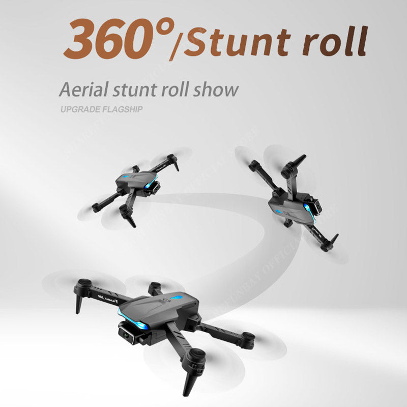 S89 PRO RC Mini Drone, 4K HD Dual Camera, Foldable Quadcopter, WiFi FPV, Altitude Hold, Headless Mode, One-Key Return, Trajectory Flight