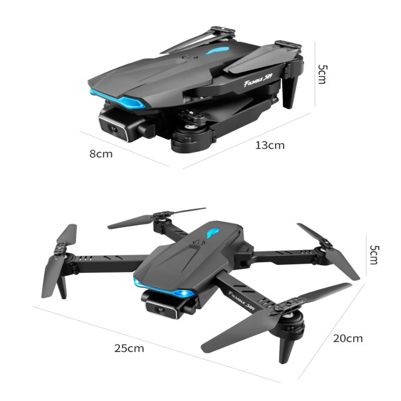 S89 PRO RC Mini Drone, 4K HD Dual Camera, Foldable Quadcopter, WiFi FPV, Altitude Hold, Headless Mode, One-Key Return, Trajectory Flight