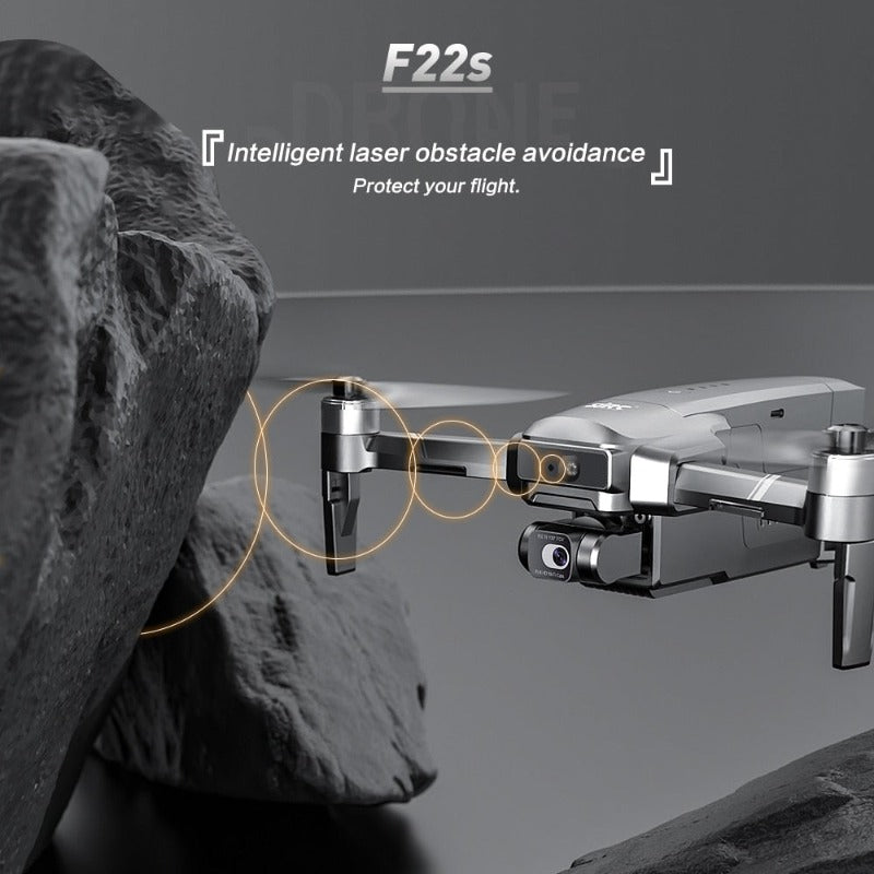 SJRC F22s Pro 4K GPS Drone 2-Axis Gimbal Laser Obstacle Avoidance 3500m Range FPV