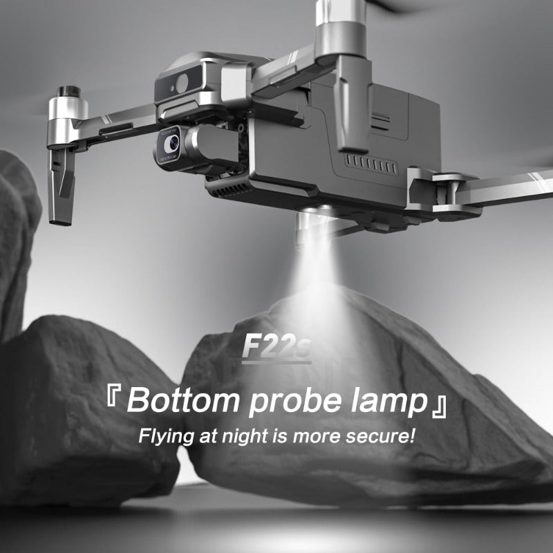 SJRC F22s Pro 4K GPS Drone 2-Axis Gimbal Laser Obstacle Avoidance 3500m Range FPV