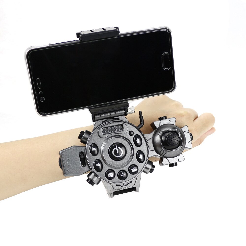 Wrist Drone with FPV Camera, Live Video, Foldable Mini Quadcopter, Watch Style Controller, Compact, Safe Design
