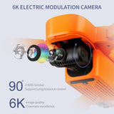 X17 6K Dual Camera Drone, 2-Axis Gimbal, GPS, Optical Flow, Brushless Motors, 5G WiFi FPV, Foldable Design, 30min Flight