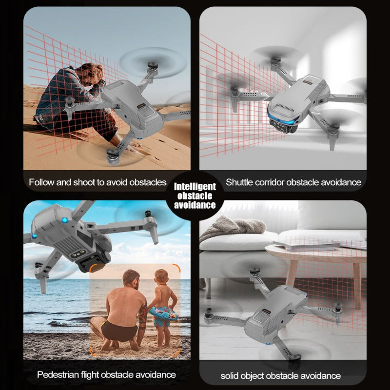 XT9 4K Dual Camera Drone Optical Flow Altitude Hold WiFi FPV Foldable Quadcopter for Beginners