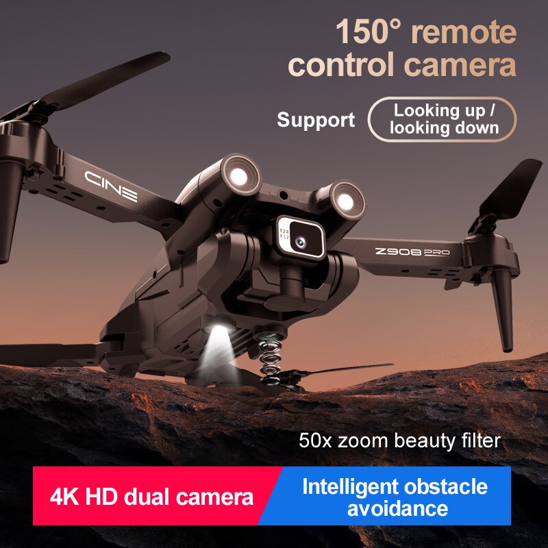 Z908 Drone 2.4G WIFI 4k Profesional Obstacle Avoidance Helicopter Remote Control Quadcopter Z908 Pro RC Dron Toy Gift