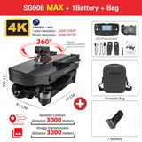 SG908 MAX Profesional GPS Drone Camera 3-Axis Gimbal WiFi FPV RC Helicopter Quadcopter with 4K Camera Professional Drones EIS Plane Dron - YouDrone.co.uk